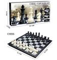 OBL10112433 - 2合1国际象棋/国际跳棋磁性折叠棋盘