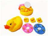 OBL10112459 - 大号搪塑子母鸭+2个游泳圈