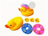 OBL10112461 - 中号搪塑子母鸭+2个游泳圈