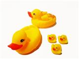 OBL10112462 - 中号搪塑子母鸭