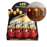 OBL10112473 - 大号撒金摇摆LED蜡烛