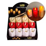 OBL10112477 - 小号爱心摇摆LED蜡烛