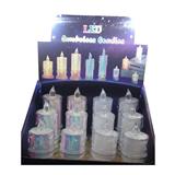 OBL10112495 - 中号LED流泪蜡烛有底