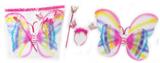 OBL10112613 - 双层彩色蝴蝶翅膀三件套