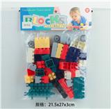 OBL10113686 - 启蒙益智玩具儿童玩具PVC卡头袋装积木玩具(50PCS)