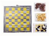 OBL10113798 - 23.5*23.5木制国际象棋+西洋棋+双陆棋