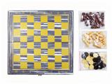 OBL10113801 - 39*39木制国际象棋+西洋棋+双陆棋