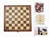OBL10113808 - 23.5*23.5木制国际象棋+西洋棋+双陆棋