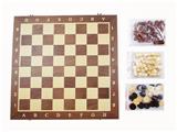 OBL10113812 - 47.5*47.5木制国际象棋+西洋棋+双陆棋