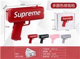 OBL10114523 - 新款红色supreme喷钱枪+100张纸币
