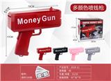 OBL10114525 - 新款红色Money Gun 喷钱枪带张纸币