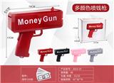 OBL10114527 - 新款红色Money Gun 喷钱枪带张纸币