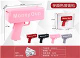 OBL10114532 - 新款粉色Money Gun 喷钱枪带张纸币
