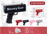 OBL10114537 - 新款黑色Money Gun 喷钱枪带张纸币
