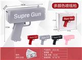OBL10114541 - 新款灰色Super GUN 喷钱枪带张纸币