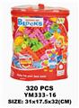 OBL10115400 - 积木PVC手提袋320PCS
