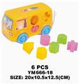 OBL10115495 - 网袋巴士车惯性智力积木6PCS