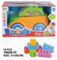 OBL10115518 - 盒装卡通积木车10PCS