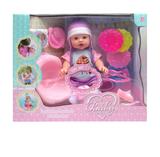 OBL10115715 - 16寸12声音乐娃娃配餐盘尿盆奶瓶鞋子