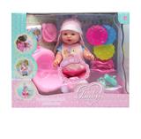 OBL10115716 - 16寸12声音乐娃娃配餐盘尿盆奶瓶鞋子