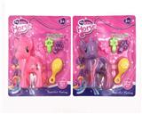 OBL10123587 - 小马配梳子发夹