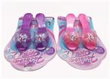 OBL10123639 - 公主芭比儿童女孩高跟仿真鞋