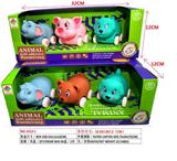 OBL10123993 - 3只动物汽车装1个彩盒4混装(回力汽车)