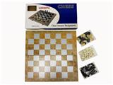OBL10125592 - 木制国际象棋+西洋跳棋+双陆棋