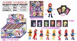 OBL10126351 - 3.5寸小马女孩单只+3张卡片 锡袋装 24只锡袋展示盒 卡片和8款公仔随机