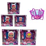 OBL10128928 - 大蝴蝶背包14寸搪胶毛绒女孩版哭泣娃娃带四声音乐cry Babies-Tutti Fritti带流眼泪功能，带吸水奶瓶，带奶嘴  3款混