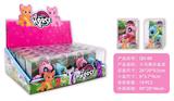 OBL10130021 - 搪胶马搪胶精灵马小马宝莉搪胶玩具桌面摆件女孩装饰品玩偶公仔展示盒