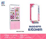 OBL10130282 - 粉红色实色厨房、厨具组合