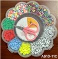 OBL10131574 - 阿文13格太阳花串珠盒（软片+线盒+剪刀）