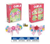 OBL10134175 - 益智女孩积木自主DIY  2变发夹(50PCS） 可四款混装