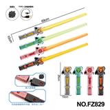 OBL10134655 - 16色塑料双头电动光剑（包含3.7V500mHA USB充电）