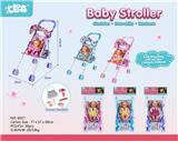 OBL10135103 - 铁杆手推车+12寸女娃+饰品3色混装