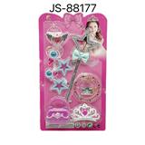 OBL10139122 - 电镀蝶结五星手杖饰品套