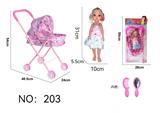OBL10141418 - 铁制手推车配公仔+饰品
