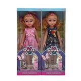 OBL10146552 - 14寸空身肥童娃娃吊带短裙带音乐2款混装