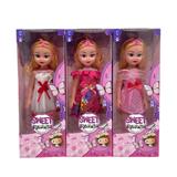 OBL10146557 - 18寸空身肥童娃娃网纱中裙带音乐3款混装