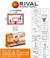 OBL10147600 - Basketball board / basketball