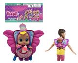 OBL10149242 - 大蝴蝶背包14寸搪胶夜光哭泣娃娃带四声音乐cry Babies-Tutti Fritti带流眼泪功能，带吸水奶瓶，带奶嘴