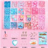 OBL10149393 - 24格串珠糖果小兔+配件剪刀