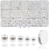 OBL10152793 - 4/6/8/10/12厘珍珠+线(15格)