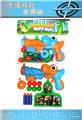 OBL10157723 - 卡通双打软弹枪
（橙蓝混）