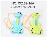OBL10158720 - 卡通动物吉他奶牛二色混装蓝色和绿
色 不包2*AA