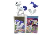 OBL10160664 - PVC盒塑料拼装马宝丽。三款马头发翅膀都可以任意搭配