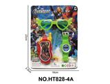 OBL10162109 - 蜘蛛侠翻盖手机*带2粒AG13*电子手表包电LR41一粒*眼镜