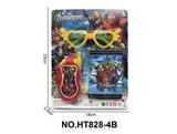 OBL10162110 - 蜘蛛侠翻盖手机灯光音乐带绳带AG13电池2个