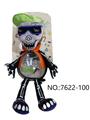 OBL10163125 - 毛绒万圣节骷颅头背包玩偶，带透明身体（可装糖，可收纳）